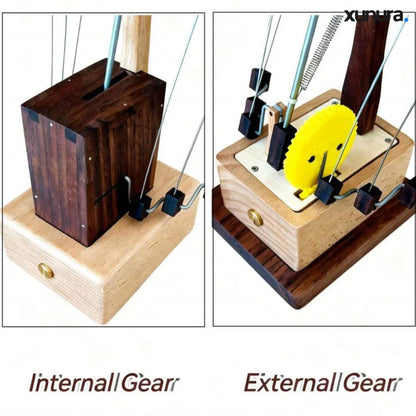 Xunura™ - Handcrafted Wooden Manta Ray Automaton